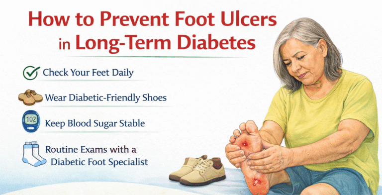 Preventing foot ulcers in diabetes